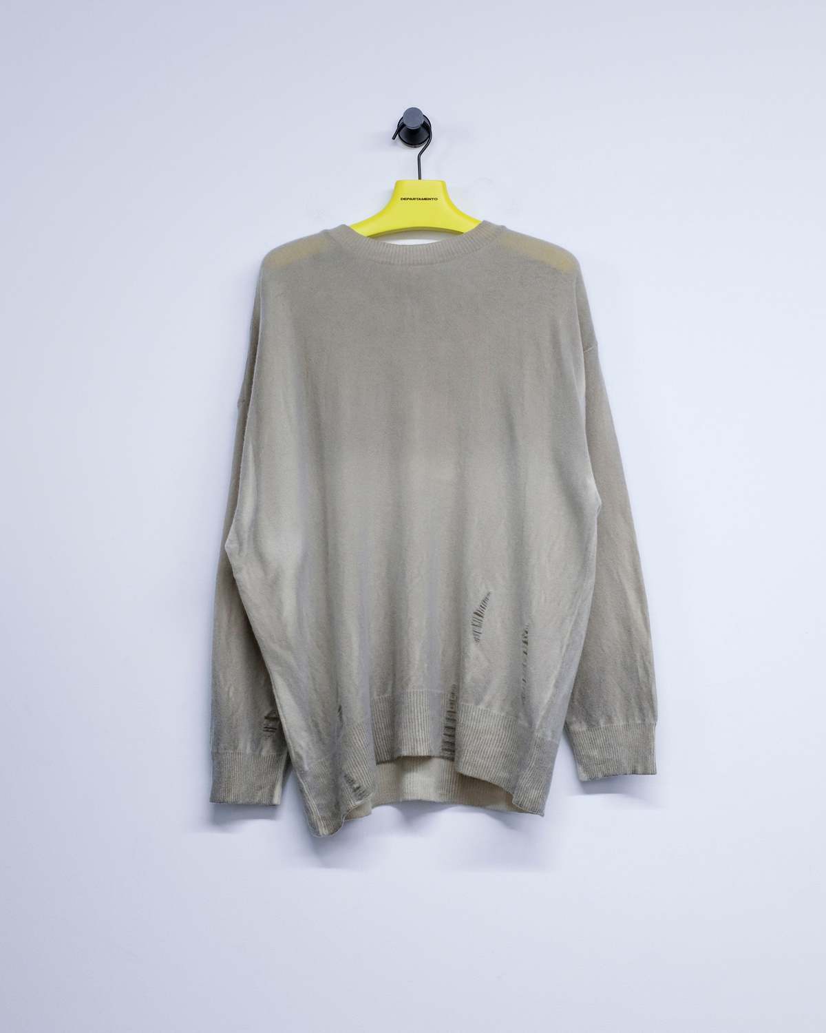 Our Legacy Moss Spray Dye Cherub Wool Slant Knit - Image 9 of 10