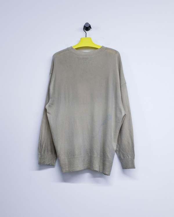 Our Legacy Moss Spray Dye Cherub Wool Slant Knit