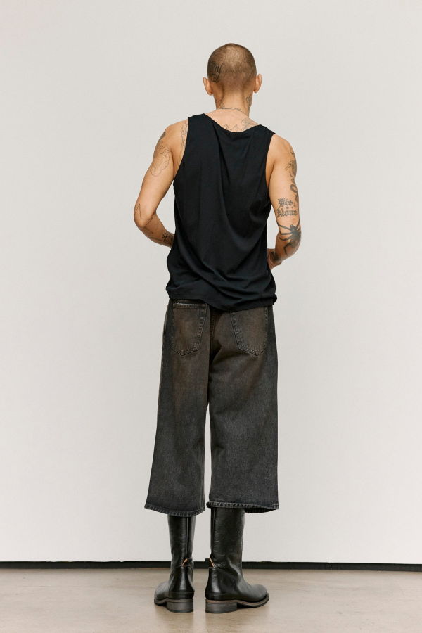 Our Legacy Raven Mist Airveil Cotton Athletic Tank
