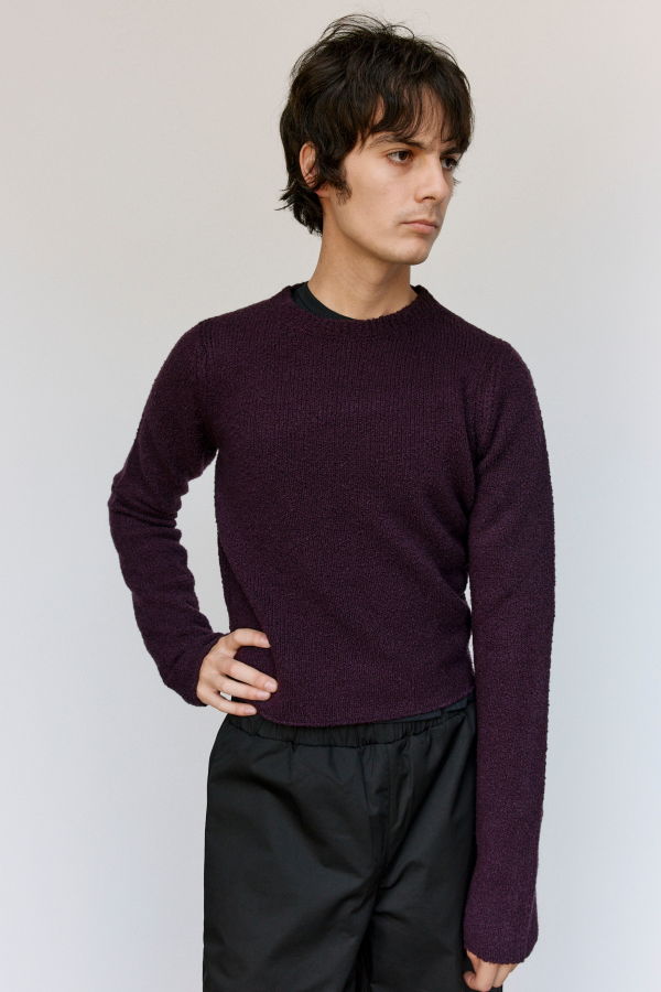 Rier Tanin Wool Boucle Roundneck Sweater