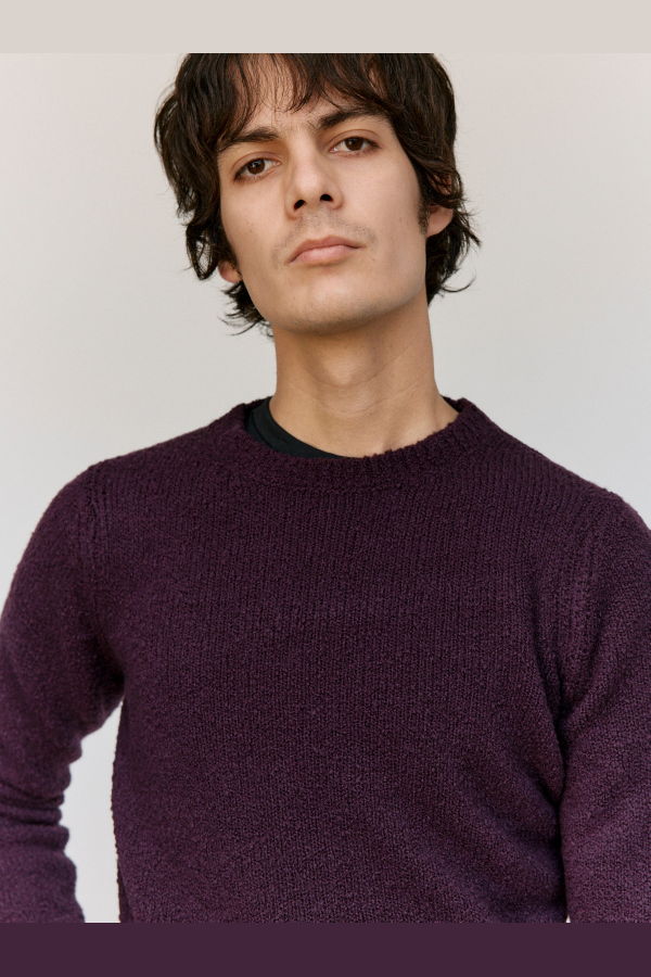 Rier Tanin Wool Boucle Roundneck Sweater