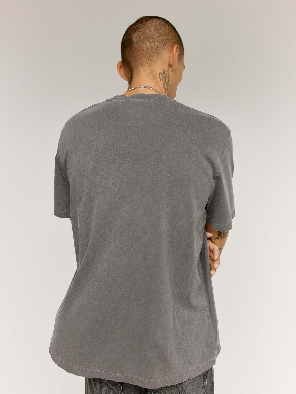 Our Legacy Worn Graphite Legacy Jersey Box T-Shirt - Image 2 of 7