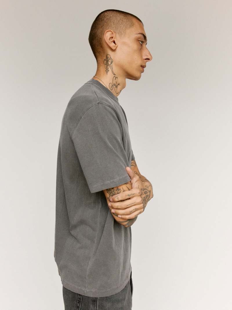 Our Legacy Worn Graphite Legacy Jersey Box T-Shirt