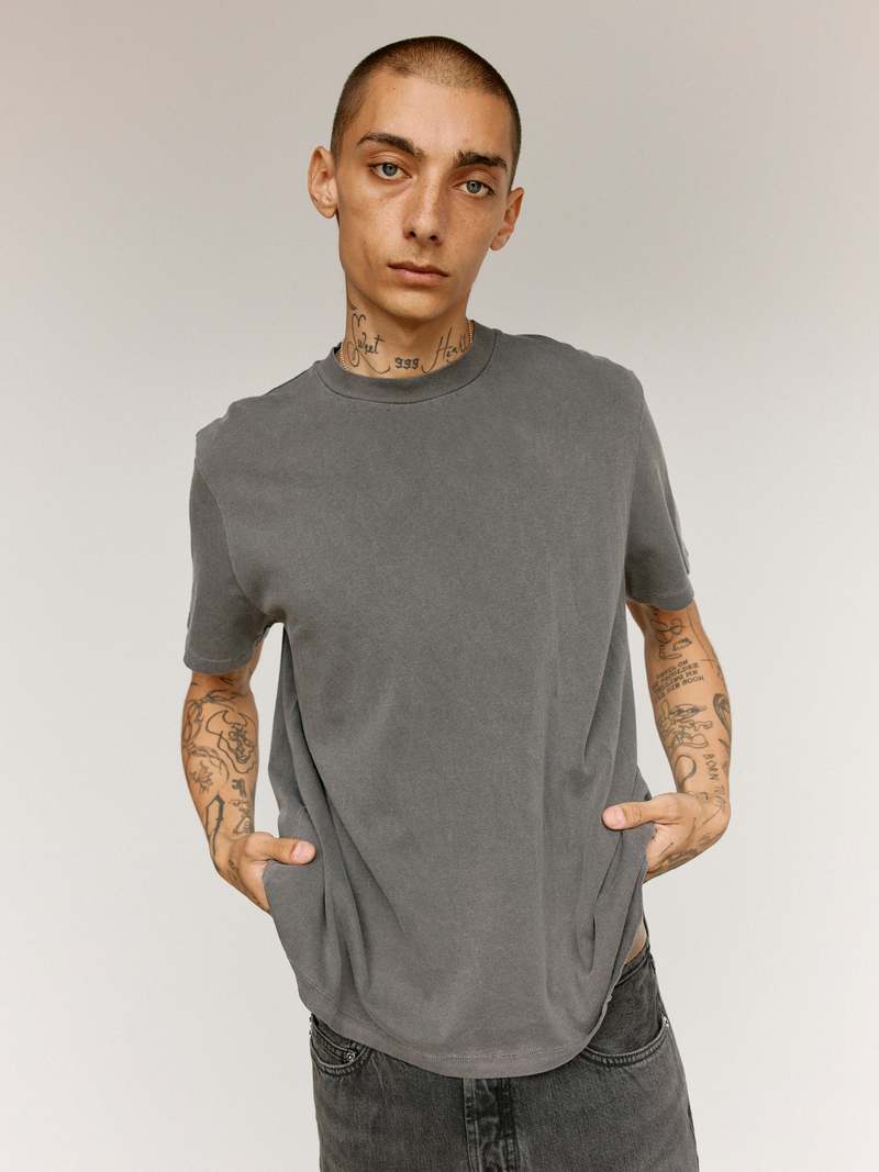 Our Legacy Worn Graphite Legacy Jersey Box T-Shirt