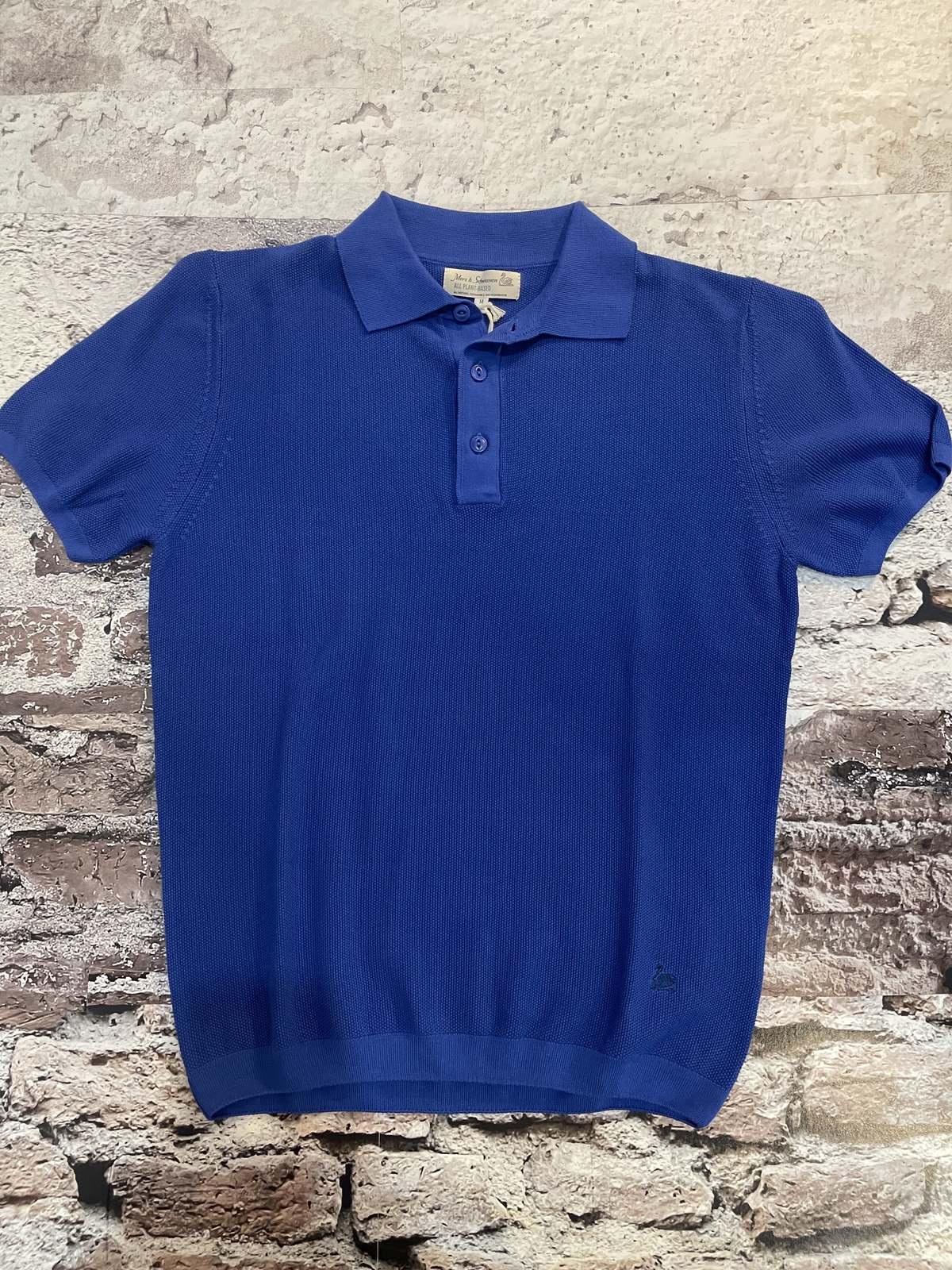 Merz b. Schwanen Cotton Pikee Short Sleeve Polo - Image 1 of 1