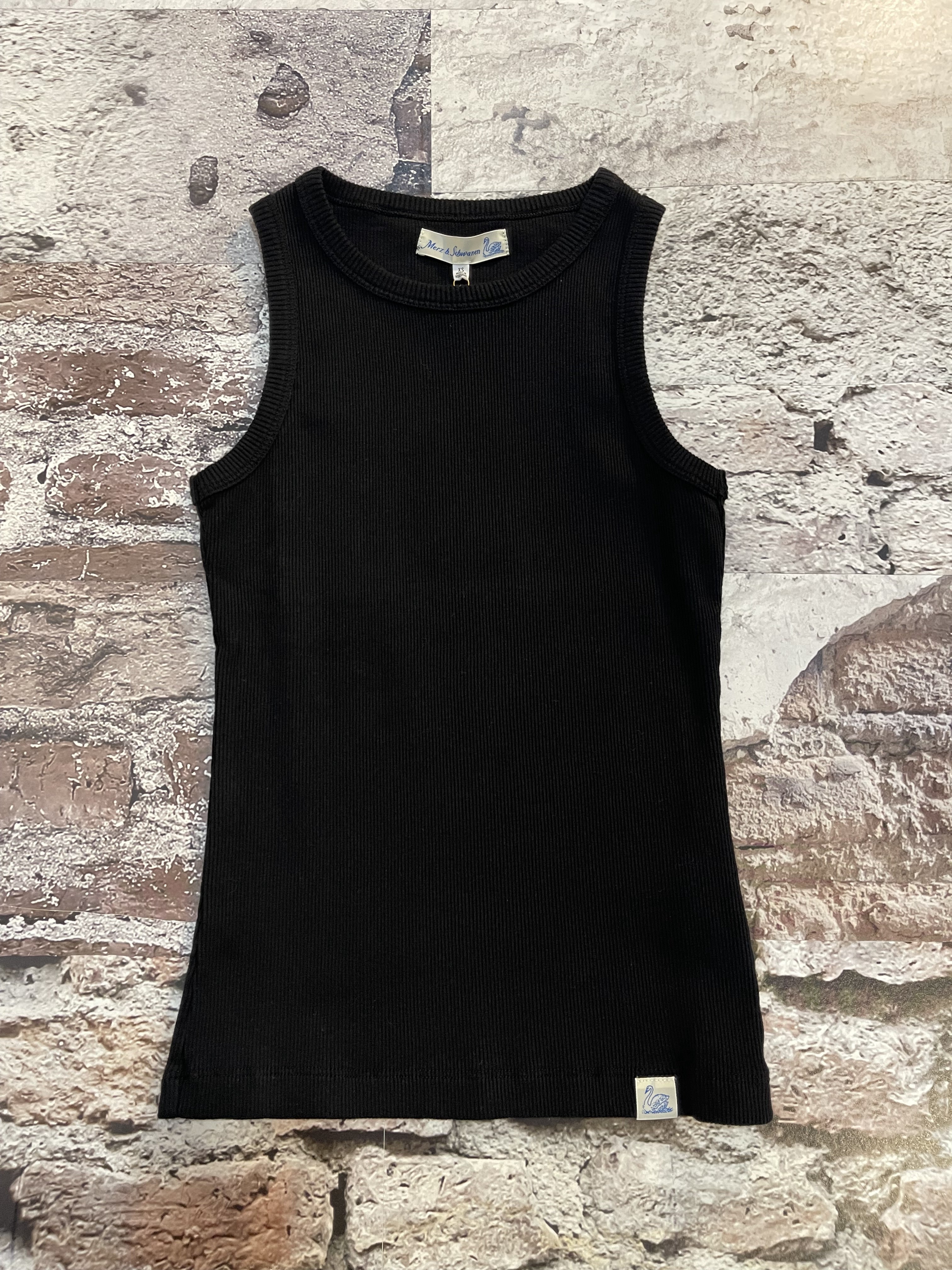 Merz b. Schwanen Iconic Ribbed Cotton Tank Top | Garmentory