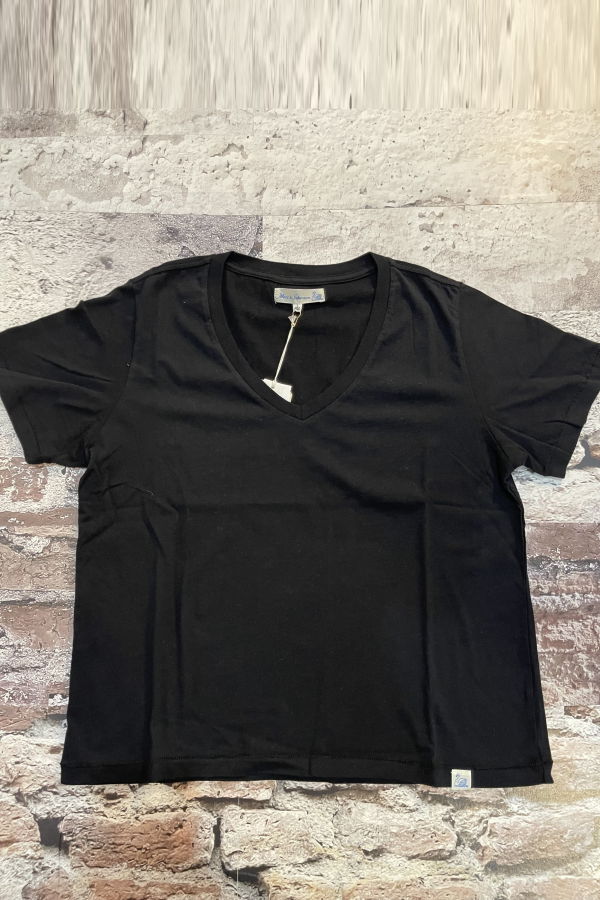 Merz b. Schwanen Soft Pima Cotton V-Neck Tee