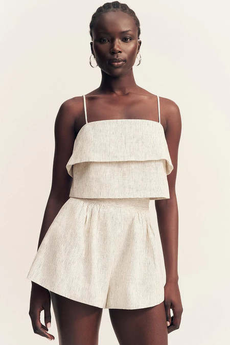 Shona Joy Safira Button Up Ruched Mini Dress - Olive | Garmentory