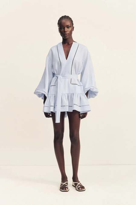 chinese dress ladies Shona Joy Noemi Sienna Long Sleeve Mini Dress 8 main image 1
