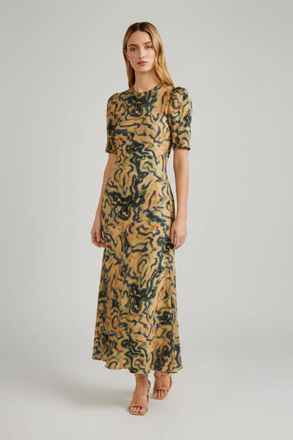 Ulla Johnson Samar Silk Dress - Geode