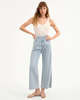 Veronica Beard Taylor Cropped H/R Jean - Pale Stone - Thumbnail 1
