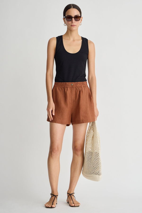 Apiece Apart Mar Linen Short