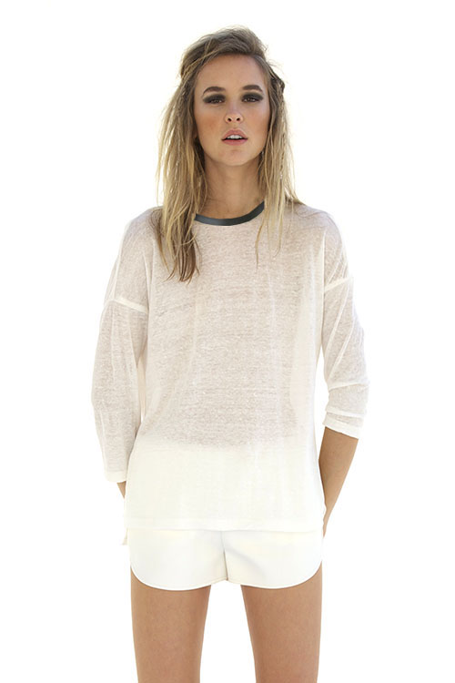 Heidi Merrick Zuma Knit Tee Heidi Merrick Zuma Knit Tee