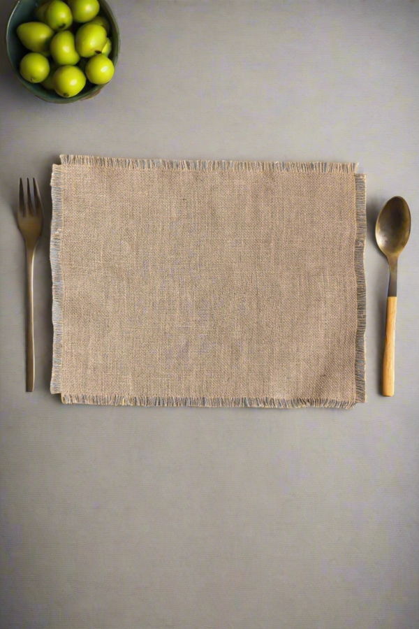 Gharyan Stoneware Burlap Placemat