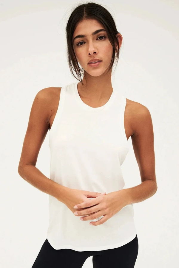 SPLITS 59 Toni Jersey Tank - White