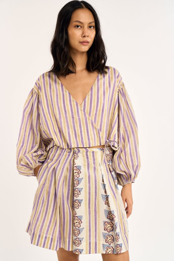 RUJUTA SHETH Frida Skort - Iris Blush