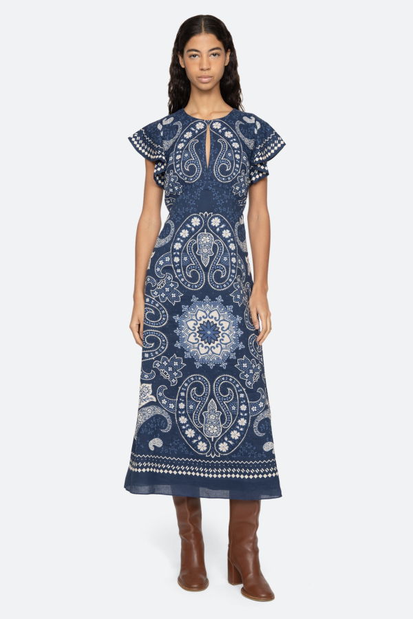 Sea NY Emelina Dress - Navy