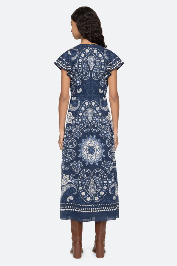 Sea NY Emelina Dress - Navy