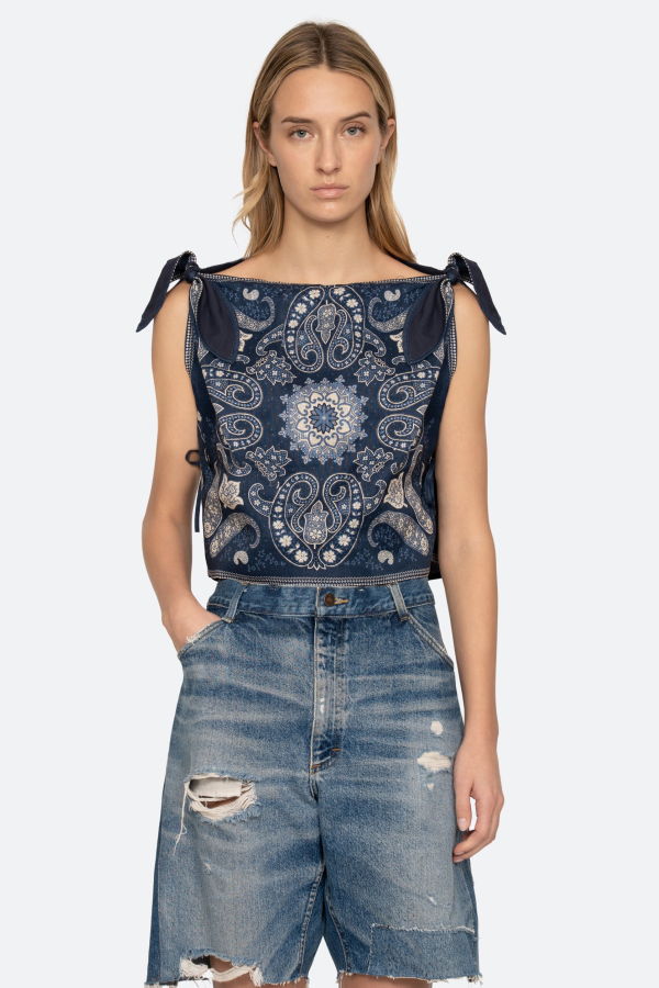 Sea NY Emelina Top - Navy