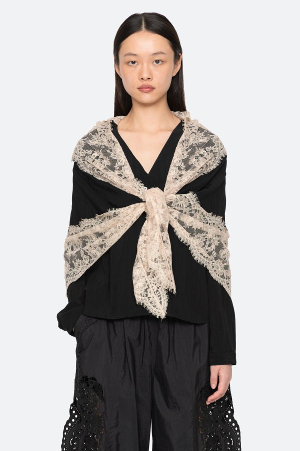 Sea NY Lisette Blouse - Black