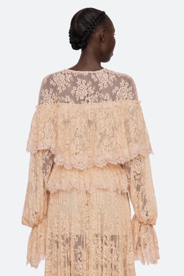 Sea NY Sharleen L/S Top - Khaki