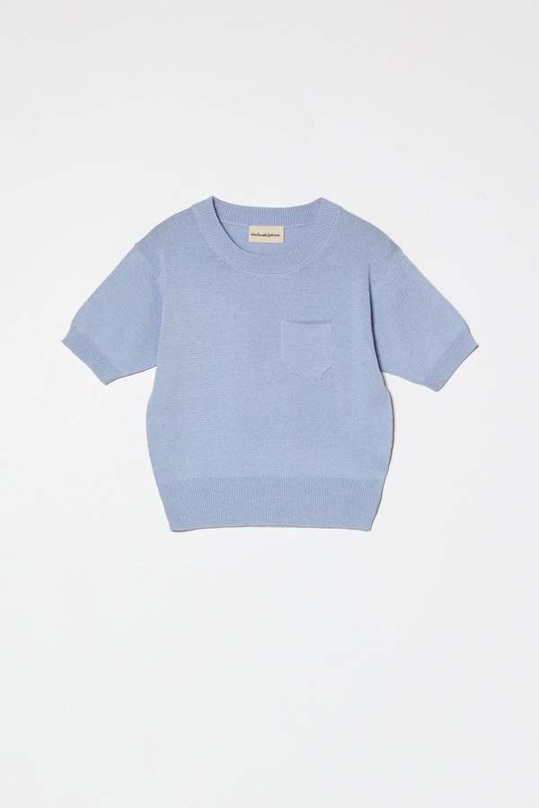 Atelier Delphine Mari Top - Pastel Blue Atelier Delphine Mari Top - Pastel Blue