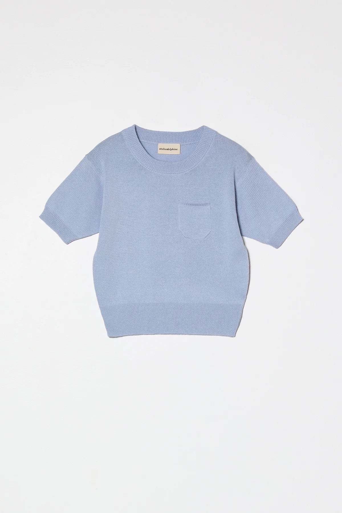 Atelier Delphine Mari Top - Pastel Blue - Image 1 of 5