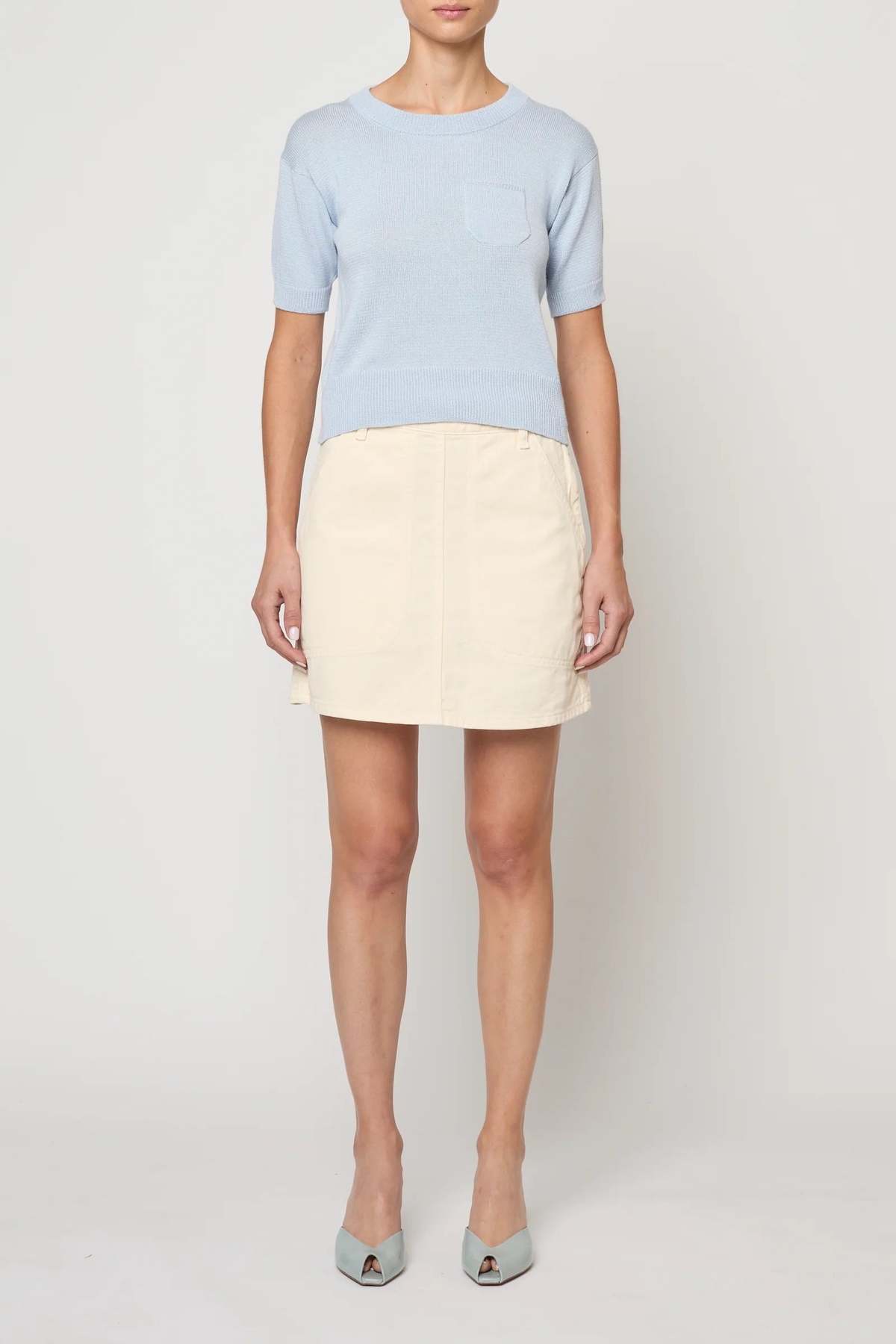Atelier Delphine Mari Top - Pastel Blue - Image 3 of 5
