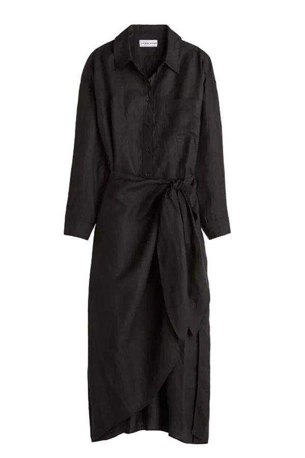 Apiece Apart Alessandra Sarong Shirt Dress