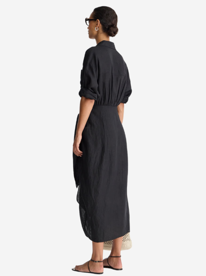 Apiece Apart Alessandra Sarong Shirt Dress