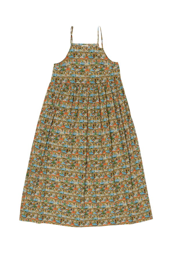 samet Clara Scroll Pop Dress