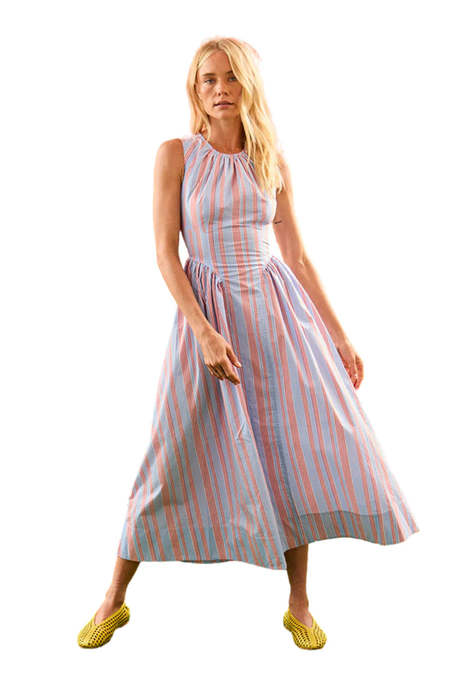 Hunter Bell Violet Dress - Navy Block Floral | Garmentory