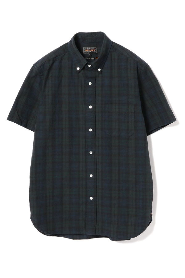 Beams Plus B.D. Indigo Yarn Tartan Shirt