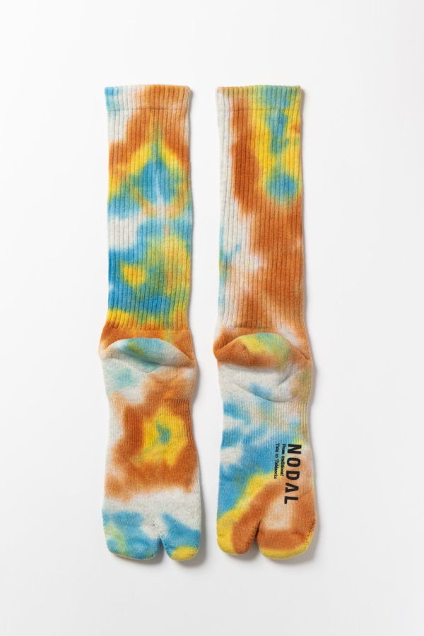 Nodal Tie Dye Long Socks