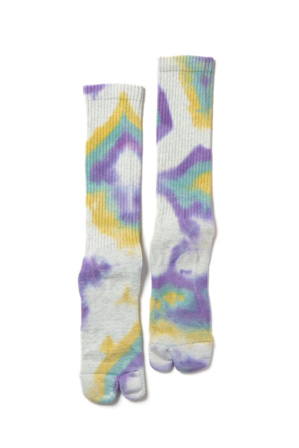 Nodal Tie Dye Long Socks