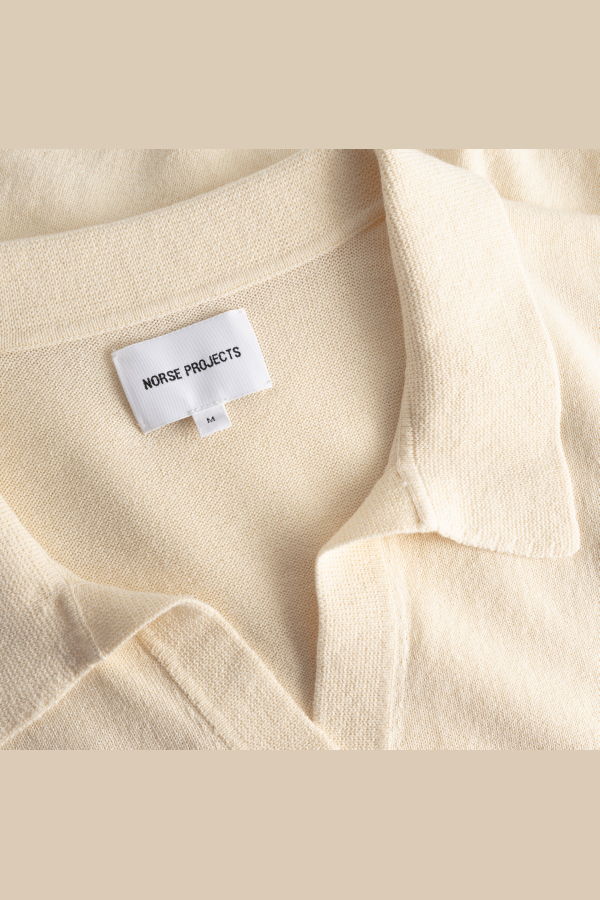 Norse Projects Anholt Cotton Paper Polo