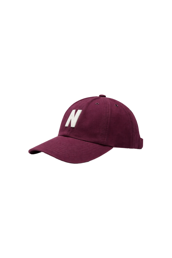 Norse Projects Light Canvas Felt N 8 Panel Cap