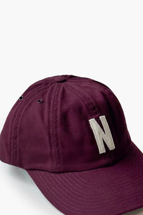 Norse Projects Light Canvas Felt N 8 Panel Cap