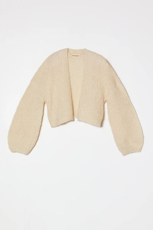 Atelier Delphine Super Crop Cora Alpaca Cardigan
