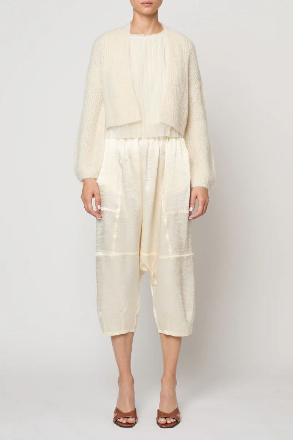 Atelier Delphine Super Crop Cora Alpaca Cardigan