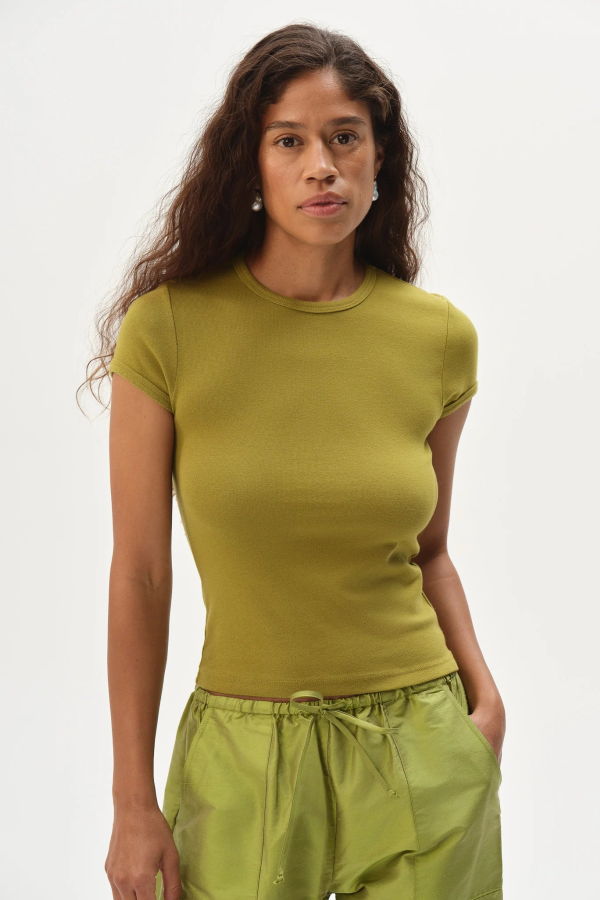 Donni. Baby Rib Tee