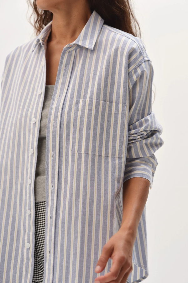 Donni. Oxford Stripe Shirt