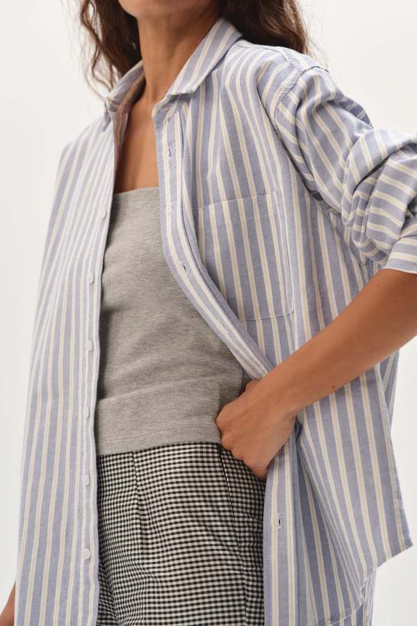 Donni. Oxford Stripe Shirt