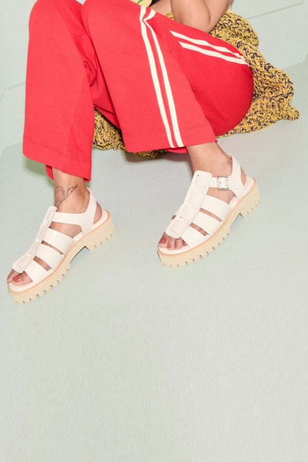 Freda Salvador Darya Lug Sole Fisherman Sandal
