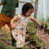 KIDS Little Green Radicals Flora Frill Summer Romper - Thumbnail 2