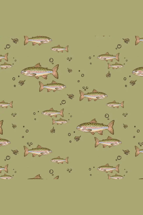 KIDS Mady & Max Bamboo Two Piece Pajama Set - Trout