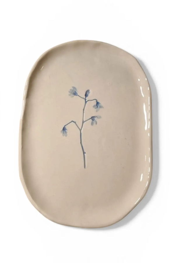 Villa Lua Hand Painted Floral Tray