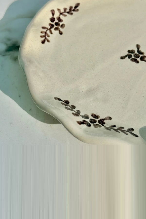 Villa Lua Hand Painted Margot Dessert Plate