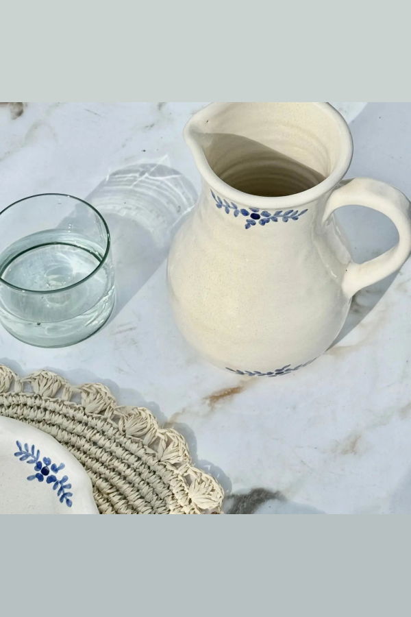 Villa Lua Hand Painted Margot Pitcher
