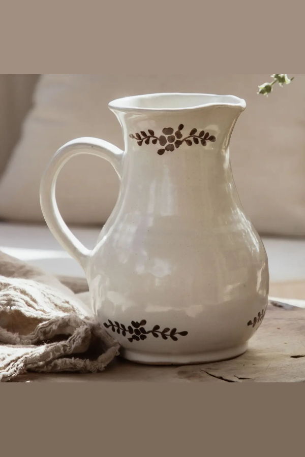 Villa Lua Hand Painted Margot Pitcher